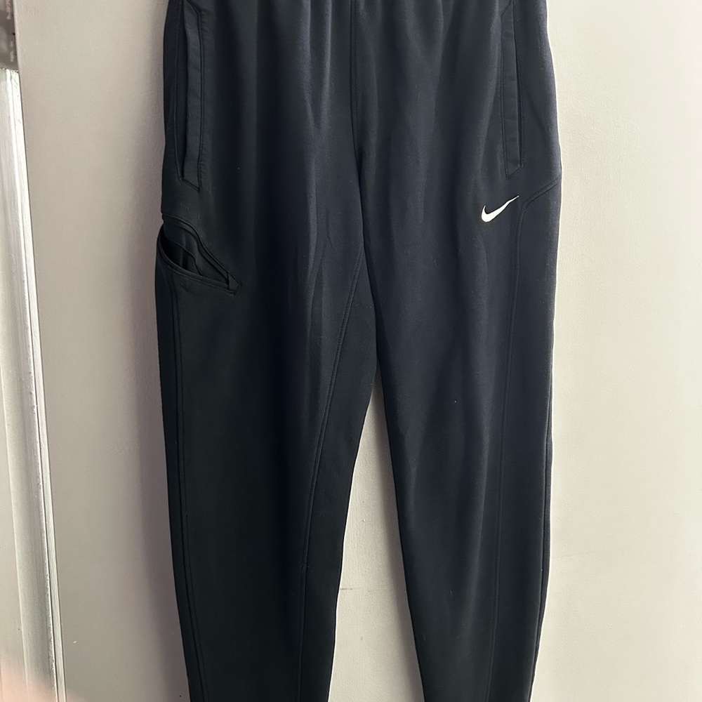 nike sweatpants joggers like new black medium